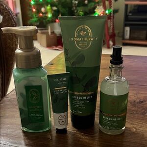 Bath & Body Works Aromatherapy Stress Relief Set - Green